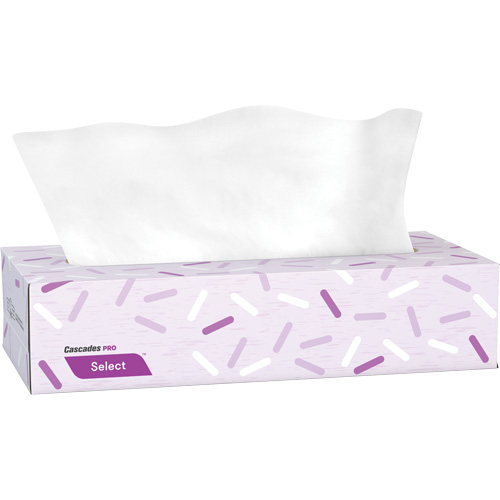 Pro Select Facial Tissue, 2 Ply, 7.3" L x 8.1" W, 100 Sheets/Box Toolneeds Inc.