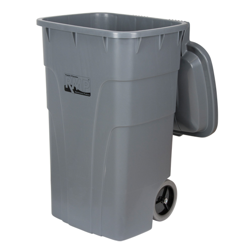 Bac d'ordures roulant, Poly&eacute;thyl&egrave;ne, 65 gal. US Toolneeds Inc.