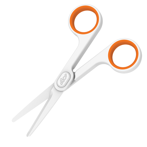 Slice Small Ceramic Scissors, 6", Rings Handle Toolneeds Inc.