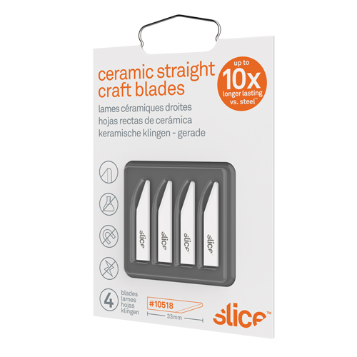 Slice Lames droites de couteau &agrave; bout arrondi en c&eacute;ramique, Style Simple Toolneeds Inc.