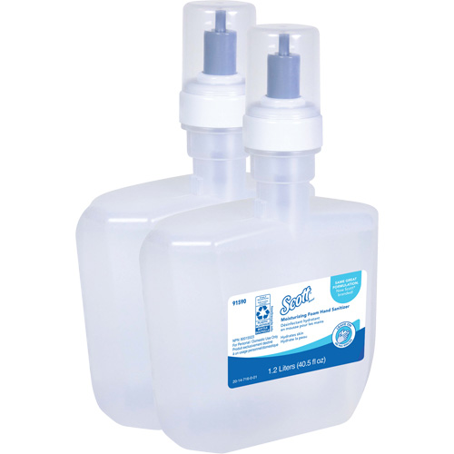 D&eacute;sinfectant moussant et hydratant pour les mains Pro de Scott, 1200 ml, Cartouche de recharge, 62% alcool Toolneeds Inc.