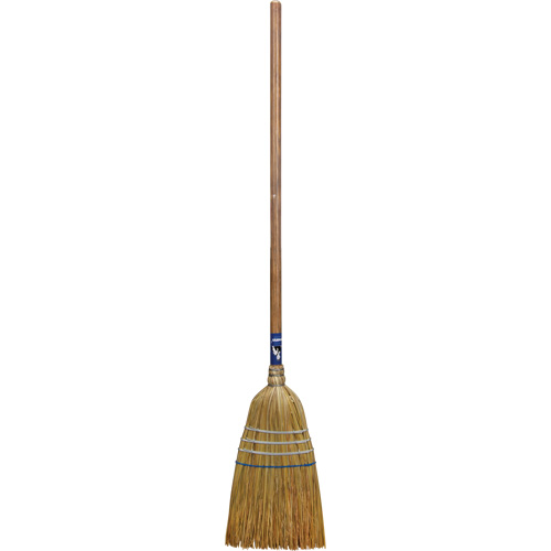 Industrial Corn Broom, 3-String, Wood Handle Toolneeds Inc.