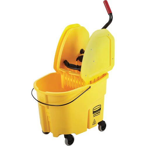 Ensemble de seau pour vadrouille et essoreuse WaveBrake, Pression vers le bas, 8,75 gal. US (35 pintes), Jaune Toolneeds Inc.