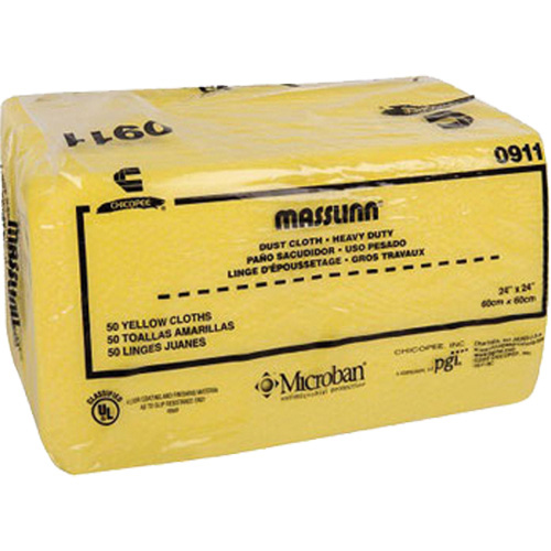 Chiffon &agrave; poussi&egrave;re robuste Masslin, Microfibre, Jaune Toolneeds Inc.
