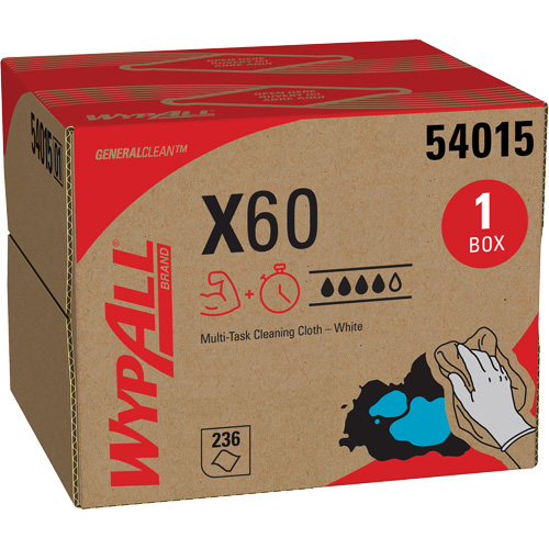 Chiffons X60, Tout usage, 16-3/4" lo x 11" la Toolneeds Inc.