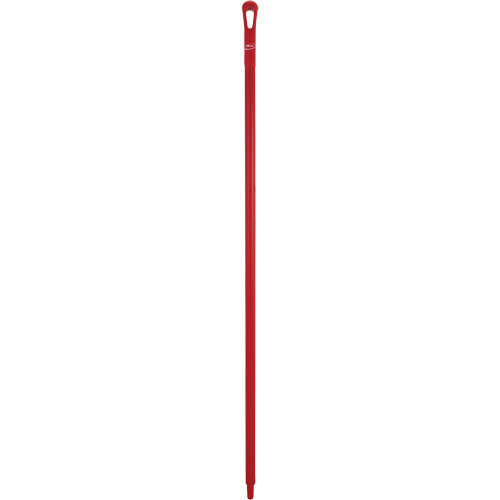 Ultra Hygiene Handle, Broom/Scraper/Squeegee, Red, Ergonomic, 59" L Toolneeds Inc.