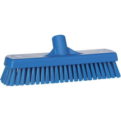 Brosse &agrave; r&eacute;curer pour planchers et murs, Crins Ferme, 12", Polyester, Bleu Toolneeds Inc.