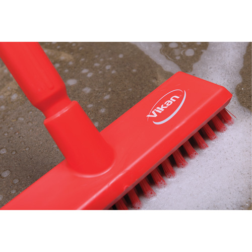 Water-Fed Deck Scrub Brush, X-Coarse Bristles, 10-3/4", Polyester, Green Toolneeds Inc.