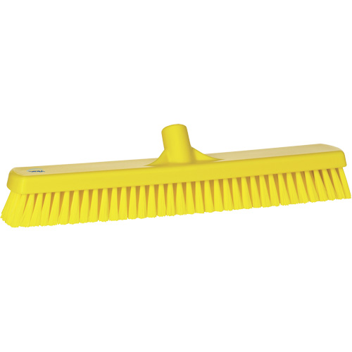 Brosse &agrave; r&eacute;curer pour planchers et murs, Crins Ferme, 19", Polyester, Jaune Toolneeds Inc.
