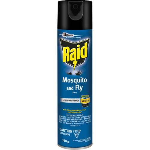 Raid&reg; Mosquito & Fly Killer, 350 g, Solvent Base Toolneeds Inc.