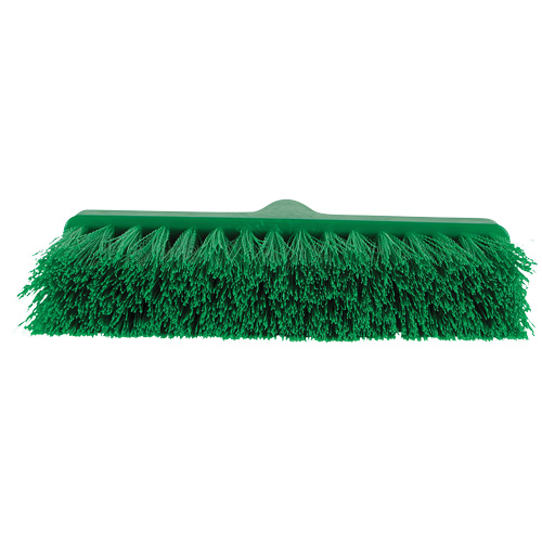 ColorCore Angle Head Broom, Medium Bristles, 10", Polypropylene, Green Toolneeds Inc.