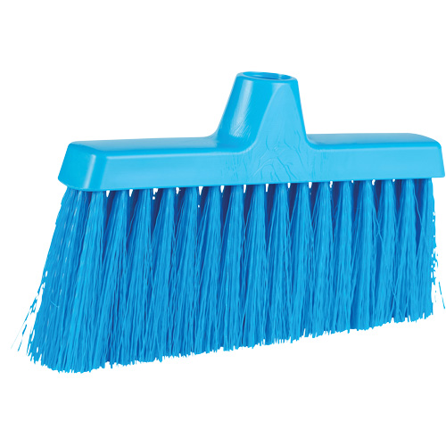 ColorCore Angle Head Broom, Medium Bristles, 10", Polypropylene, Blue Toolneeds Inc.