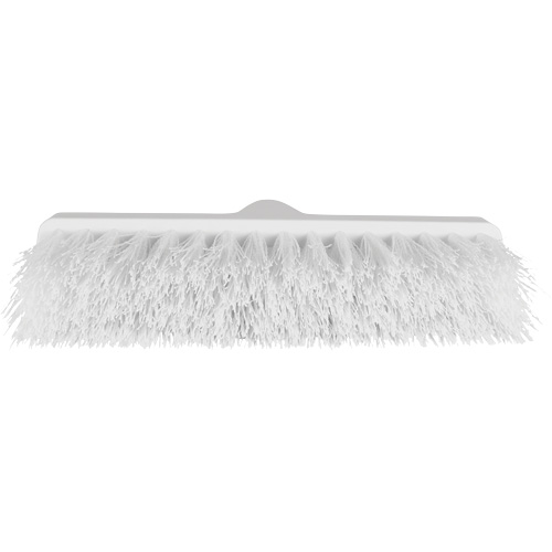 ColorCore Angle Head Broom, Medium Bristles, 10", Polypropylene, White Toolneeds Inc.