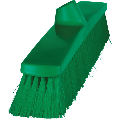 ColorCore Push Broom, Fine Bristles, 24", Polypropylene, Green Toolneeds Inc.