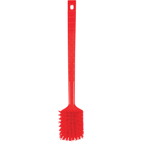 ColorCore Long Handle Brush, Stiff Bristles, 20" Long, Red Toolneeds Inc.