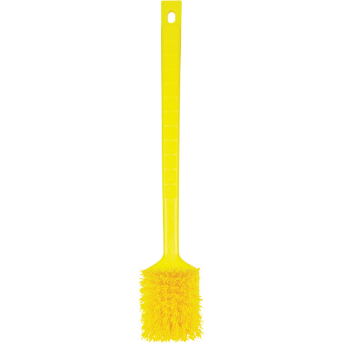 ColorCore Long Handle Brush, Stiff Bristles, 20" Long, Yellow Toolneeds Inc.