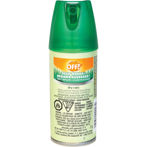 OFF! Deep Woods&reg; Insect Repellent, 25% DEET, Spray, 100 ml Toolneeds Inc.