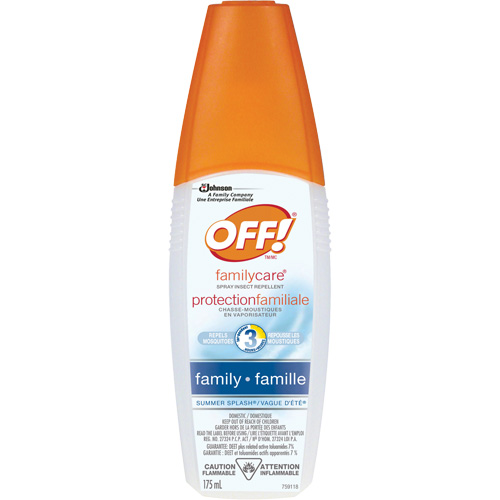 Insectifuge Off! Protection familiale &agrave; parfum de Vague d&eacute;t&eacute;, DEET &agrave; 7 %, Vaporisateur, 175 ml Toolneeds Inc.