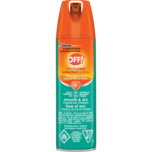 OFF! FamilyCare&reg; Smooth & Dry Insect Repellent, 15% DEET, Aerosol, 113 g Toolneeds Inc.