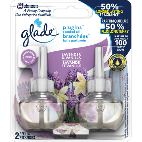 Recharge Glade Branch&eacute;es huile parfum&eacute;e, Lavande & vanille, Cartouche Toolneeds Inc.