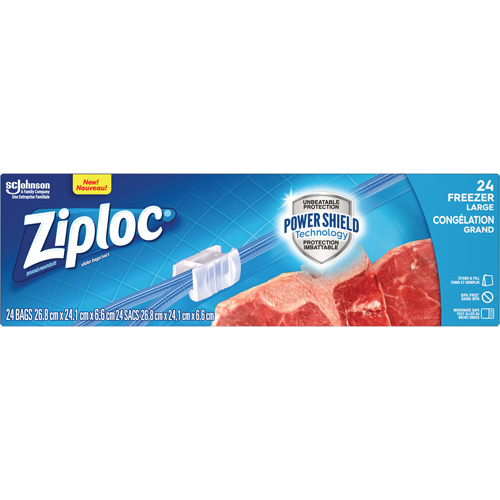 Sacs de cong&eacute;lation &agrave; glissi&egrave;re Ziploc Toolneeds Inc.