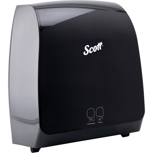 Distributeur de serviettes en rouleaux durs Scott Pro, &eacute;lectronique/Sans contact, 12,66" la x 9,18" p x 16,44" h Toolneeds Inc.