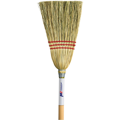 Balai de vestibule en paille, Trois cordes, Manche Bois Toolneeds Inc.