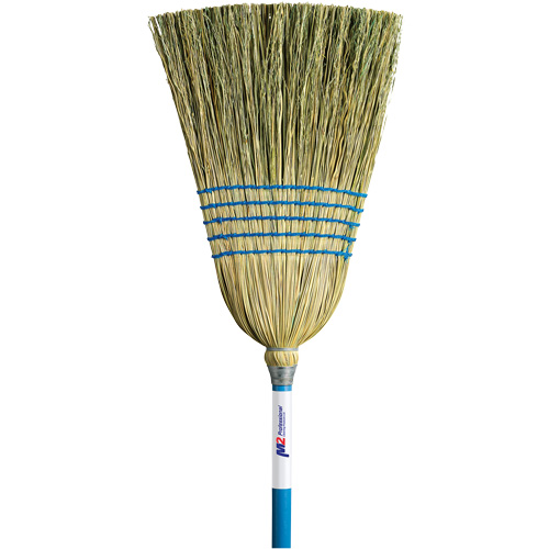 Light-Duty Indoor/Outdoor Corn Broom, 5-String, Wood Handle Toolneeds Inc.