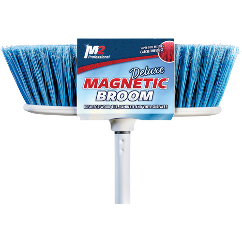 Flat Magnetic Indoor Broom with Handle, 48" Long Toolneeds Inc.