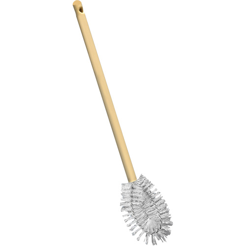 HD Toilet Brush with Wire Centre, 20" L, Polypropylene Bristles, Yellow Toolneeds Inc.