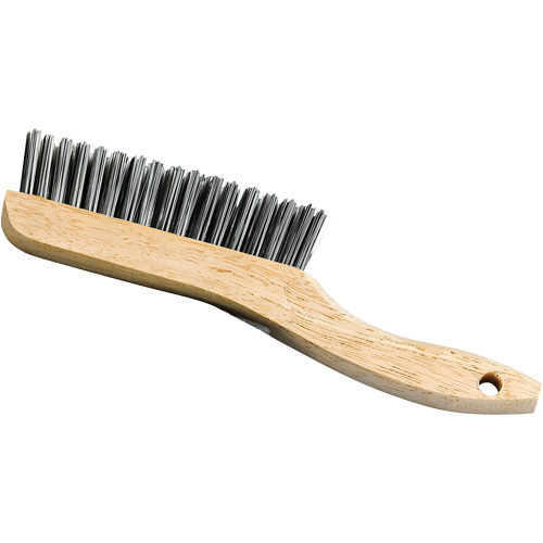 Brosse &agrave; manche en patin, Acier, 4 x 16 rangs de fils, Longueur 9-3/4" Toolneeds Inc.
