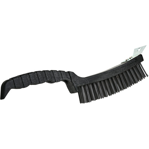 Scratch Brush, Steel, 4 x 17 Wire Rows, 12" Long Toolneeds Inc.