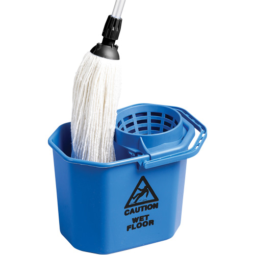 Heavy-Duty Mop Cone Pail, Strainer, 3 US Gal. (12 Quart), Blue Toolneeds Inc.