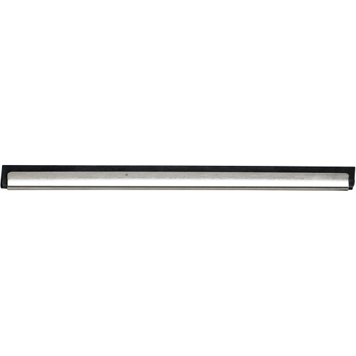 Window Squeegee Channel and Rubber, 18", Rubber, Stainless Steel Frame Toolneeds Inc.