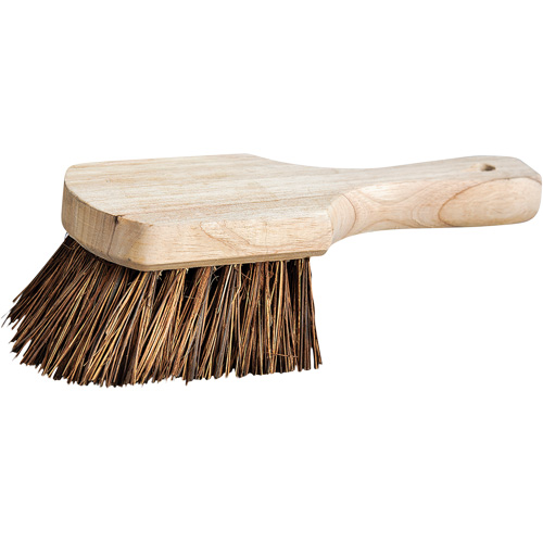 Short Handle Pot Brush, Stiff Bristles, 9" Long, Brown Toolneeds Inc.
