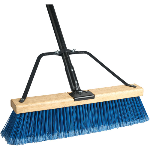 Ryno Push Broom with Braced Handle, 36", Fine, PVC Bristles Toolneeds Inc.