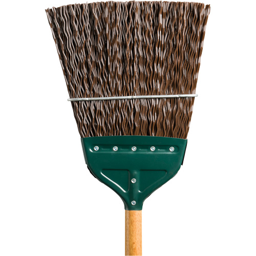 Track & Switch Broom, Wood Handle, Polypropylene Bristles, 52" L Toolneeds Inc.