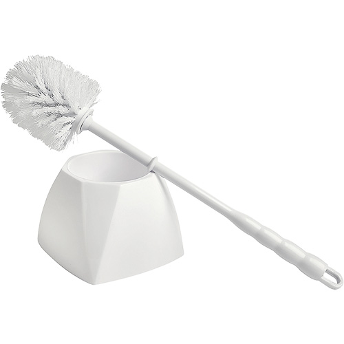 Bowl Brush with Caddy, 15-1/2" L, Polypropylene Bristles, White Toolneeds Inc.