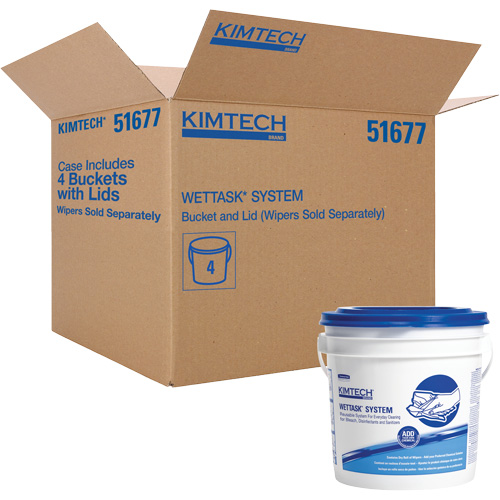 WetTask Wiping System Bucket with Lid Toolneeds Inc.