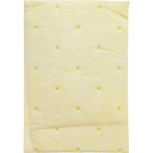 High Capacity Chemical Sorbent Pad, Hazmat, 14.5" x 9.25", 26.3 gal Absorbancy Toolneeds Inc.