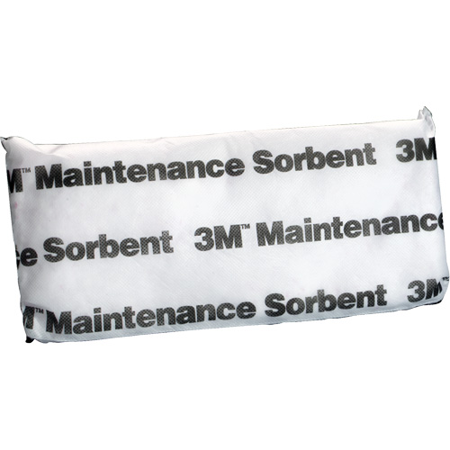 Maintenance Sorbent Pillow, Oil Only, 15" L x 7" W, 12.6 gal Absorbency/Pkg. Toolneeds Inc.
