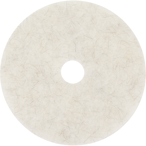 Natural Blend Pad, 17", Burnishing, White Toolneeds Inc.