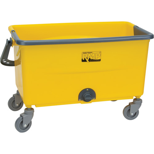 Microfibre Mop Bucket & Wringer, Strainer, 11 US Gal. (44 Quart), Yellow Toolneeds Inc.