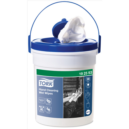 Hand Cleaning Wet Wipe Bucket, 58 Wipes, 10-3/5" x 10-3/5" Toolneeds Inc.