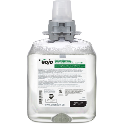 FMX-12 E1 Hand Soap, Foam, 1250 ml, Unscented Toolneeds Inc.