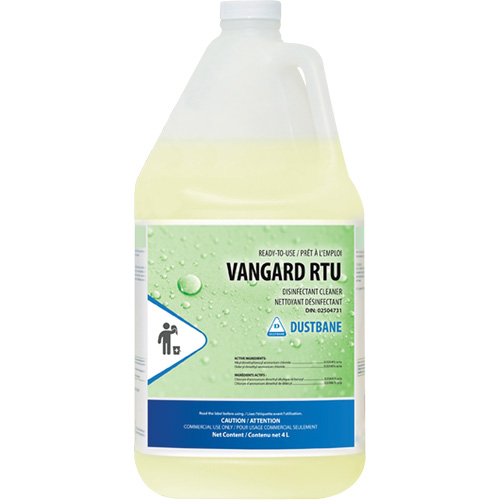 Vangard Ready-to-Use Disinfectant, 4 L, Jug Toolneeds Inc.