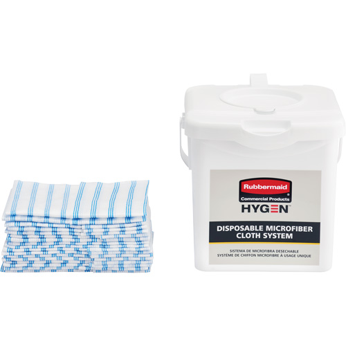 Seau de chargement pour chiffons microfibres, Blanc Toolneeds Inc.