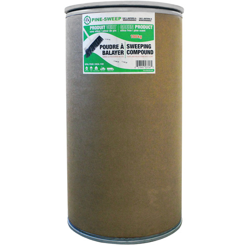 Compos&eacute; de balayage Pine Sweep Dust Buster, Baril, 220,46 lb (100 kg) Toolneeds Inc.