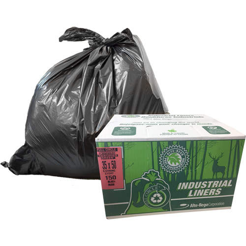 EcoLogo&reg; Garbage Bags, X-Strong, 48" W x 60" L, Clear, 246.05 L (65 Gal.) Capacity Toolneeds Inc.