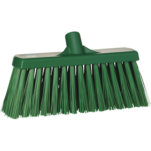 Balai-brosse robuste, Crins Ferme, 13", Polyester, Vert Toolneeds Inc.